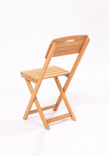 NORDVÄRK My001 havest m. 1 havebord og 2 havestole, foldbar - natur bgetr