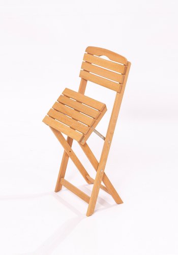 NORDVÄRK My001 havest m. 1 havebord og 2 havestole, foldbar - natur bgetr