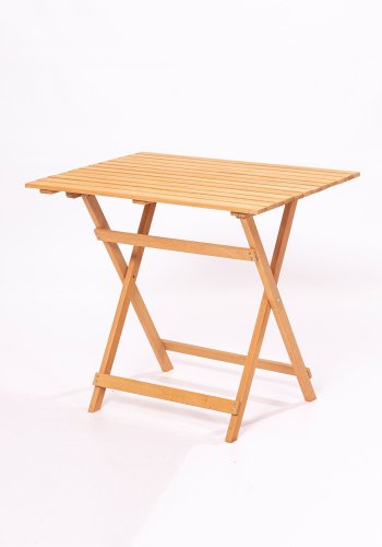 NORDVÄRK My004 havest m. 1 havebord og 4 havestole, foldbar - natur bgetr