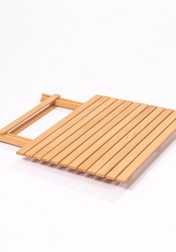 NORDVÄRK My004 havest m. 1 havebord og 4 havestole, foldbar - natur bgetr