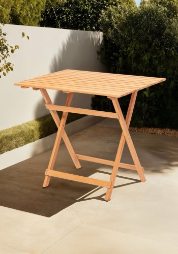 NORDVÄRK My022 havebord, rektangulr - natur bgetr (80x60)