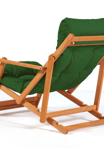 NORDVÄRK MY007 loungest, m. 2 havestole, 1 havebord og grnne hynder - natur bgetr