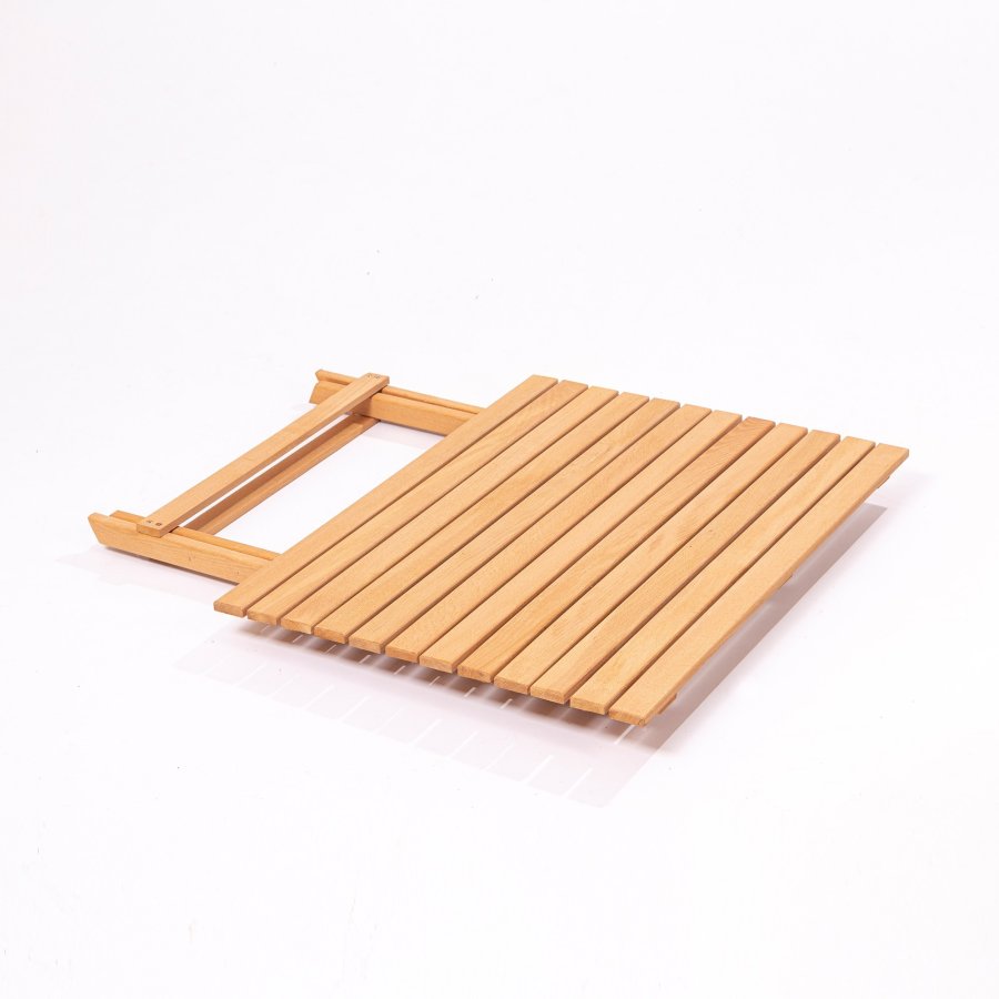 NORDVÄRK My003A havest m. 1 havebord og 2 havestole, foldbar - creme hynder og natur bgetr