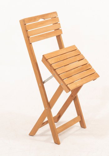 NORDVÄRK My004A havest m. 1 havebord og 4 havestole, foldbar - creme hynder og natur bgetr