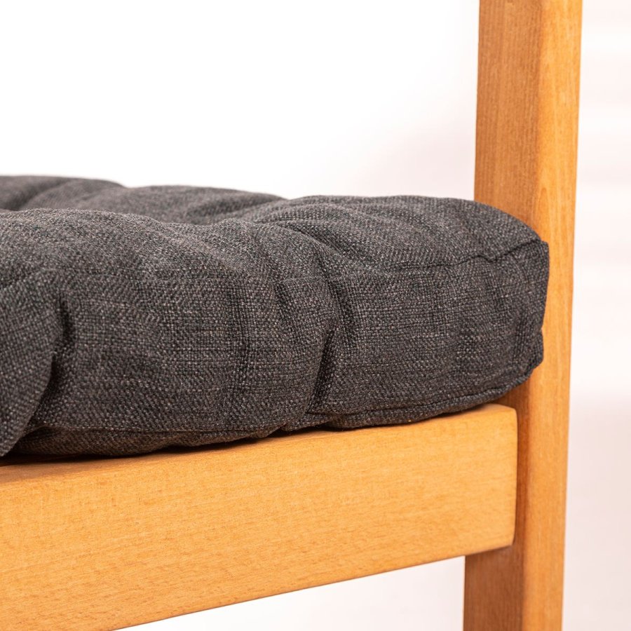 NORDVÄRK MYT01 udendrs loungest, m. 2 stole, 1 sofa, 1 bord og antracitgr hynder - natur tr