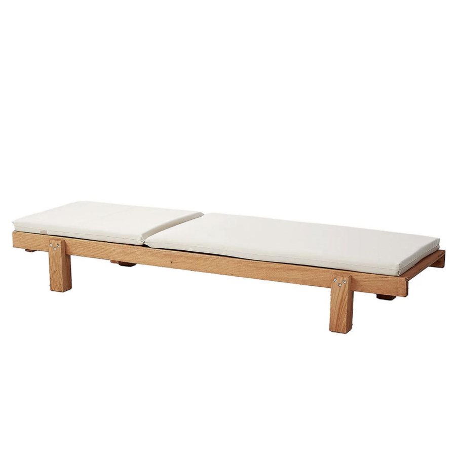 NORDVÄRK MYA01 udendrs solseng, m. creme hynde - natur tr (180x59)