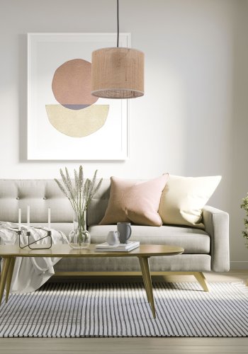 TK Jute loftlampe - natur jute