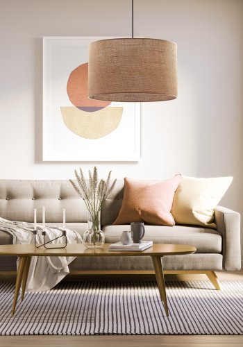 TK Jute loftlampe - natur jute