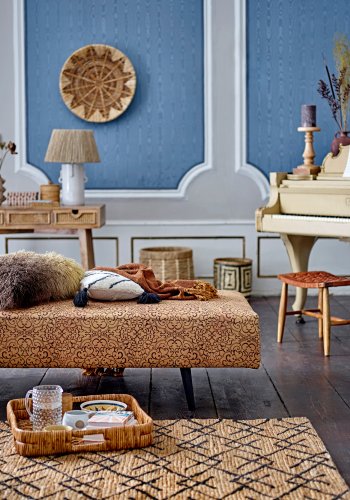 BLOOMINGVILLE Noore Piedestal Lysestage, Natur, Mango