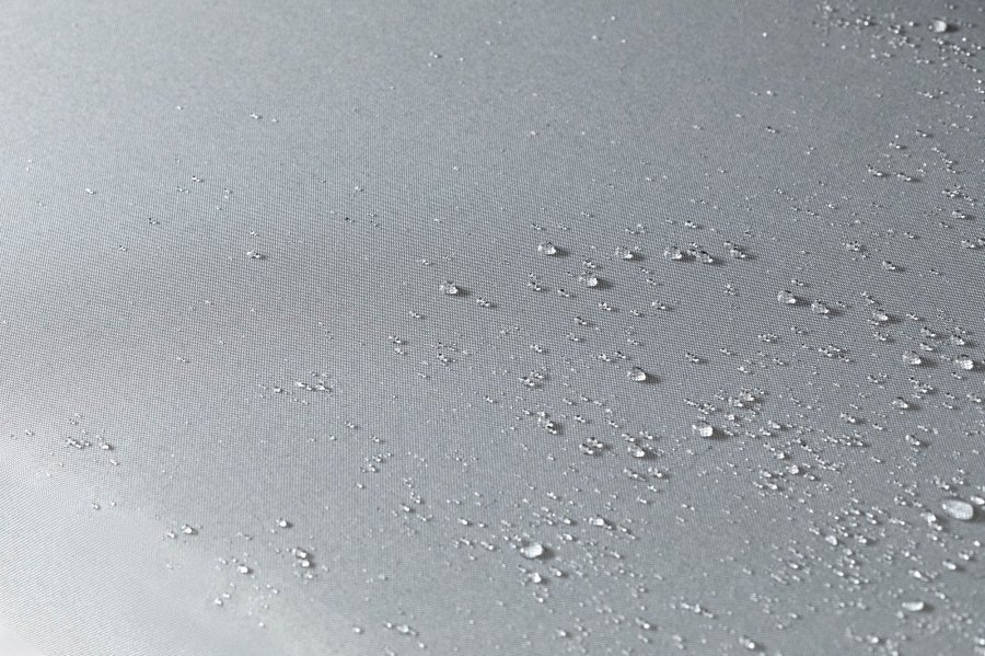 NORDVÄRK Galata Swing S2 udendrs dobbelt hngesofa - gr polyester stof og natur fyrretr