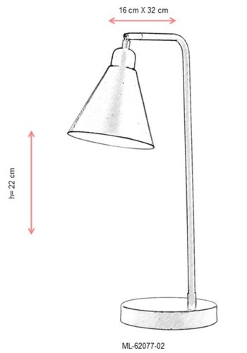 LUMI  bordlampe -683AVN2104