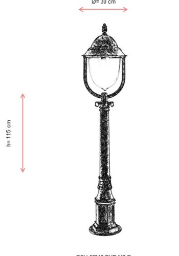 LUMI Sagunto udendrs gulvlampe -685AVN1374