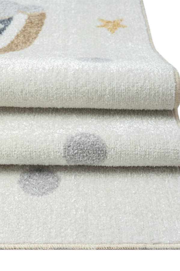 TEPPI Bohem Kids Rainbow gulvtppe til brn, rektangulr - multifarvet polyester (120x180)