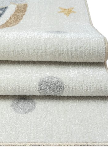 TEPPI Bohem Kids Rainbow gulvtppe til brn, rektangulr - multifarvet polyester (140x200)