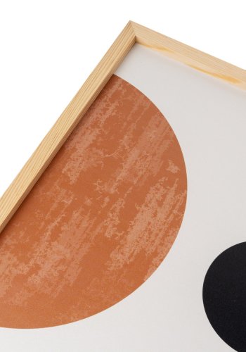 NORDVÄRK Huhu198 billede, rektangulr - multifarvet MDF (70x50) (st med 3)