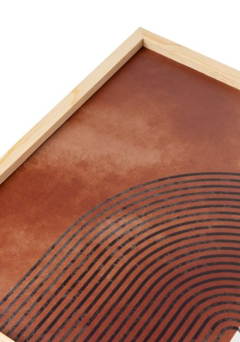 NORDVÄRK Huhu198 billede, rektangulr - multifarvet MDF (70x50) (st med 3)