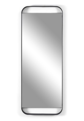 SPINDER DESIGN Rex M vgspejl, rektangulr - spejlglas og sort stl (120x46)