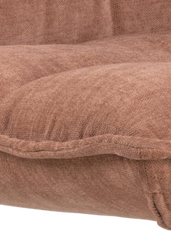 ACT NORDIC Blizzard drejestol - palisanderfarvet stof og sort stl