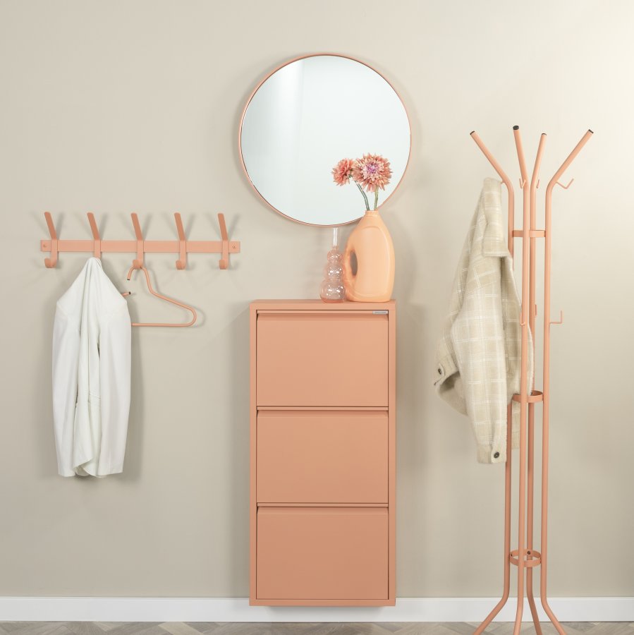 SPINDER DESIGN BILLY 3 skoskab, m. 3 lger - clay terra stl