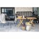 HOUSE NORDIC Trieste spisebordsstol - sort rattan/metal, m. hynde