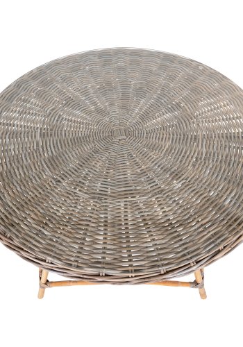 HOUSE NORDIC Havebord, kubu/glasplade, gr, 120x77 cm