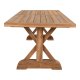 HOUSE NORDIC Havebord, teak, natur, 100x240x75 cm