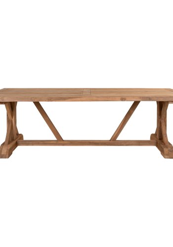 HOUSE NORDIC Havebord, teak, natur, 100x240x75 cm