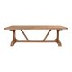 HOUSE NORDIC Havebord, teak, natur, 100x240x75 cm
