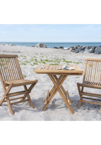 HOUSE NORDIC Toledo Brne Teak Spisebordstol - Stol i teaktr