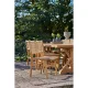 HOUSE NORDIC Derby spisebordsstol - natur polyrattan og teak