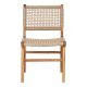 HOUSE NORDIC Derby spisebordsstol - natur polyrattan og teak