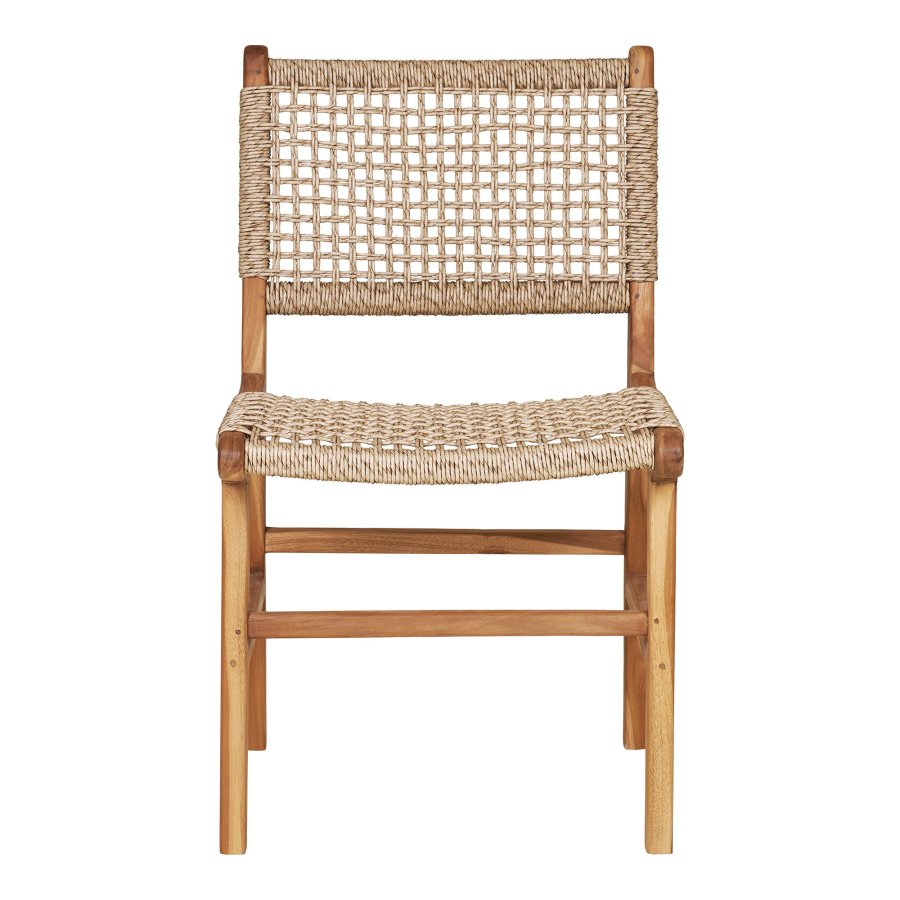 HOUSE NORDIC Derby spisebordsstol - natur polyrattan og teak