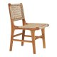 HOUSE NORDIC Derby spisebordsstol - natur polyrattan og teak