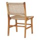 HOUSE NORDIC Derby spisebordsstol - natur polyrattan og teak
