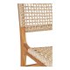 HOUSE NORDIC Derby spisebordsstol - natur polyrattan og teak