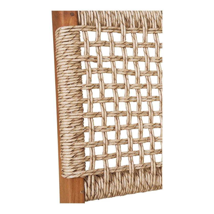 HOUSE NORDIC Derby spisebordsstol - natur polyrattan og teak