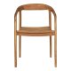 HOUSE NORDIC Otero spisebordsstol, m. armln - natur teak