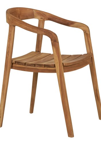 HOUSE NORDIC Otero spisebordsstol, m. armln - natur teak