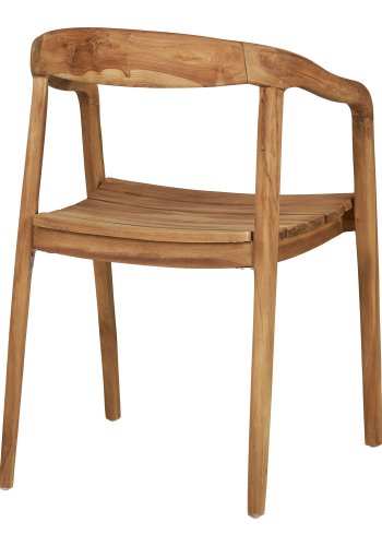 HOUSE NORDIC Otero spisebordsstol, m. armln - natur teak