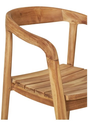 HOUSE NORDIC Otero spisebordsstol, m. armln - natur teak