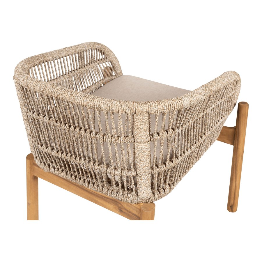 HOUSE NORDIC  Terracina Spisebordsstol - Spisebordsstol, akacie, beige, inkl. hynde