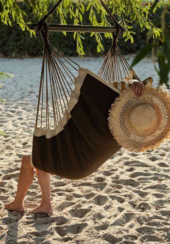 BROSTE COPENHAGEN Paloma udendrs hngestol - grn genanvendt PET garn