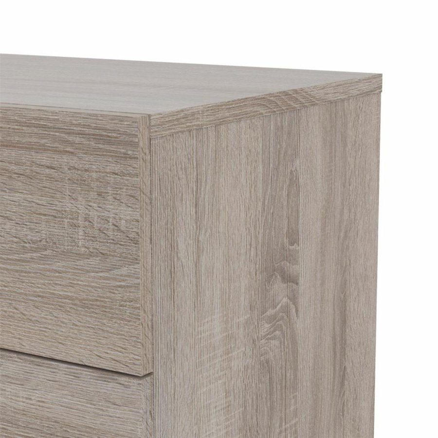 TVILUM Pepe dobbelt kommode, m. 8 skuffer - trffel folie og plastik