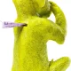 KARE DESIGN Monkey Iwazaru sparebsse - lime grn polyresin (H:35)