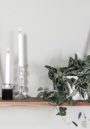 HOUSE OF SANDER Iris lysestage - klar krystalglas