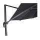 VENTURE DESIGN Leeds parasol med tilt, 3,5m - sort stof og aluminium 