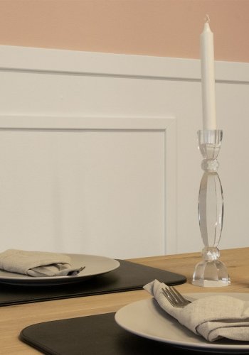 HOUSE OF SANDER Anemone lysestage - klar glas (H:26)