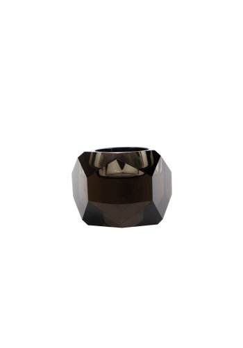 HOUSE OF SANDER Taks lysestage - rgfarvet krystalglas (H:7)