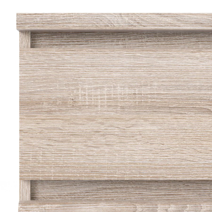 TVILUM Naia sengebord - trffel natur tr, m. 2 skuffer