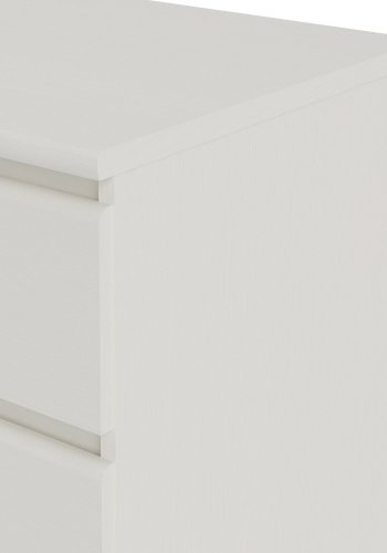 TVILUM Naia kommode - hvid ask, m. 6 skuffer 